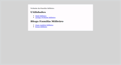 Desktop Screenshot of milleiro.com