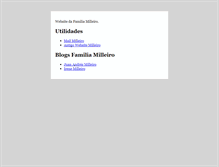 Tablet Screenshot of milleiro.com